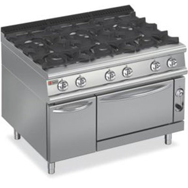 Baron 6 Burner Gas Oven 7pcf G1205